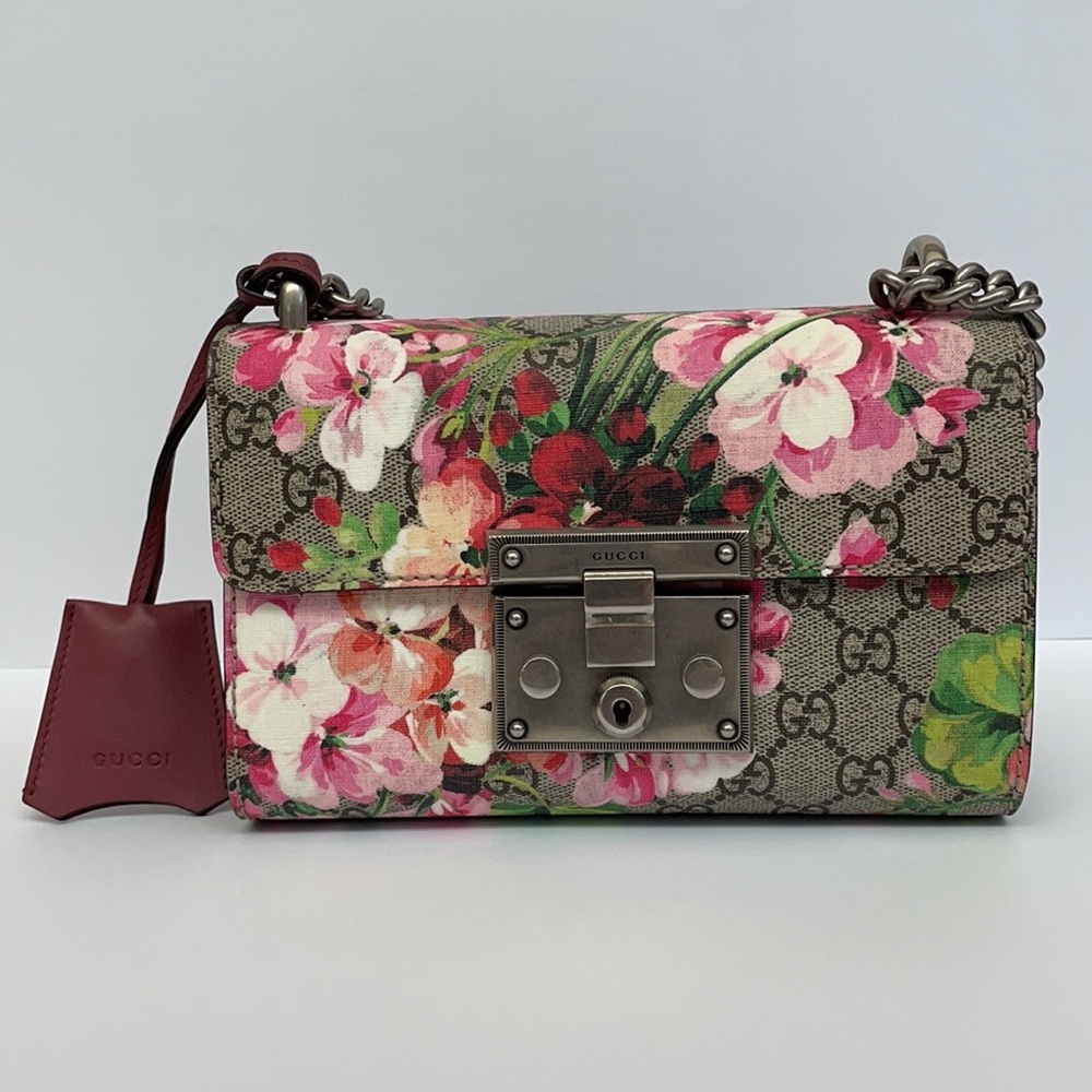 Gucci Blooms Supreme Small Padlock